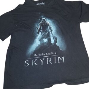 Vintage 2012 Skyrim Promo TShirt By Bethesda